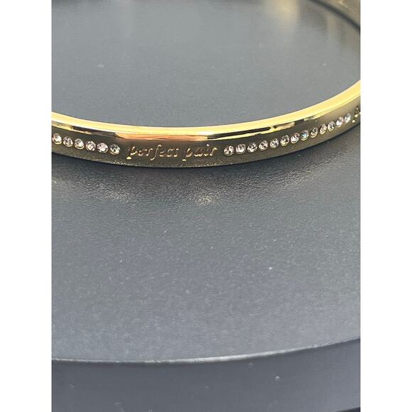Kate Spade New York Idiom Friendship Gold Plated Bangle Bracelet - Picture 8 of 10